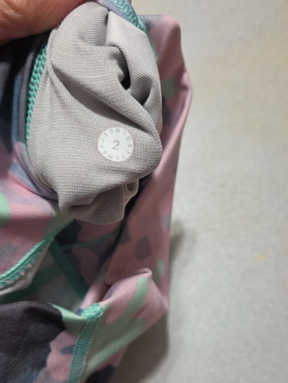 lululemon athletica Pink, Mint & Black Camo Leggings NWOTS